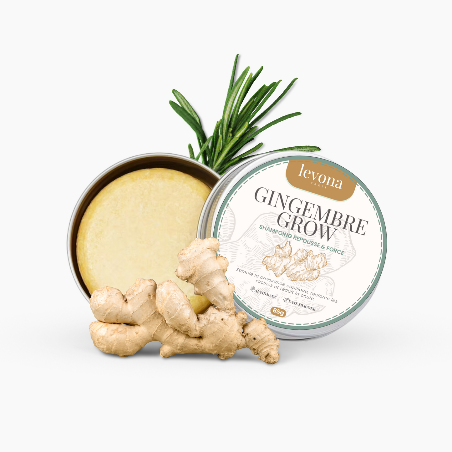 SHAMPOING GINGEMBRE : REPOUSSE & FORCE